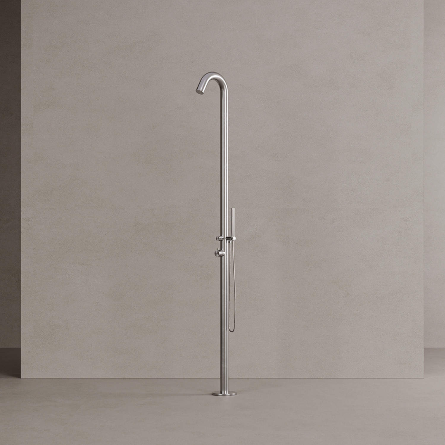 Alghero outdoor shower with hand shower