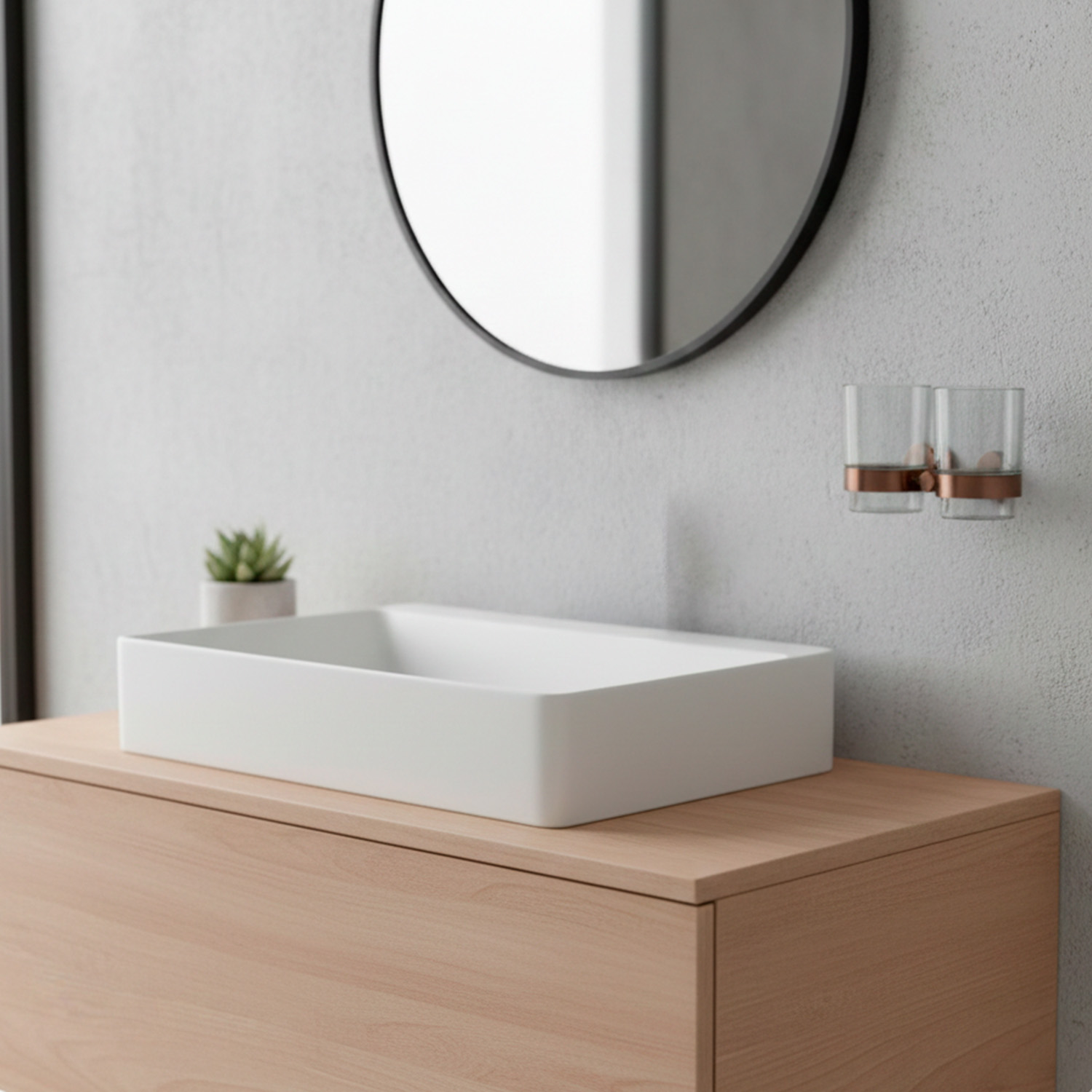 Levante double toothbrush holder
