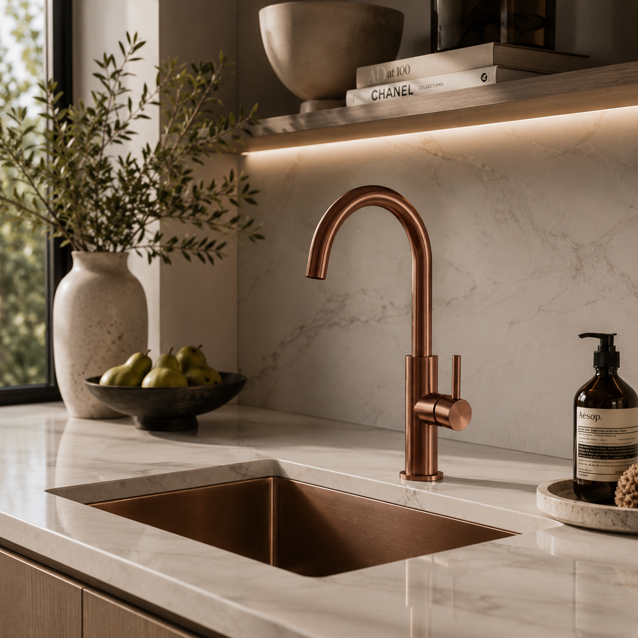 SINED Alto high kitchen tap
