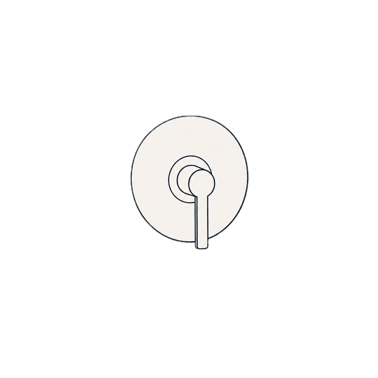 Wall-mounted shower sets icon