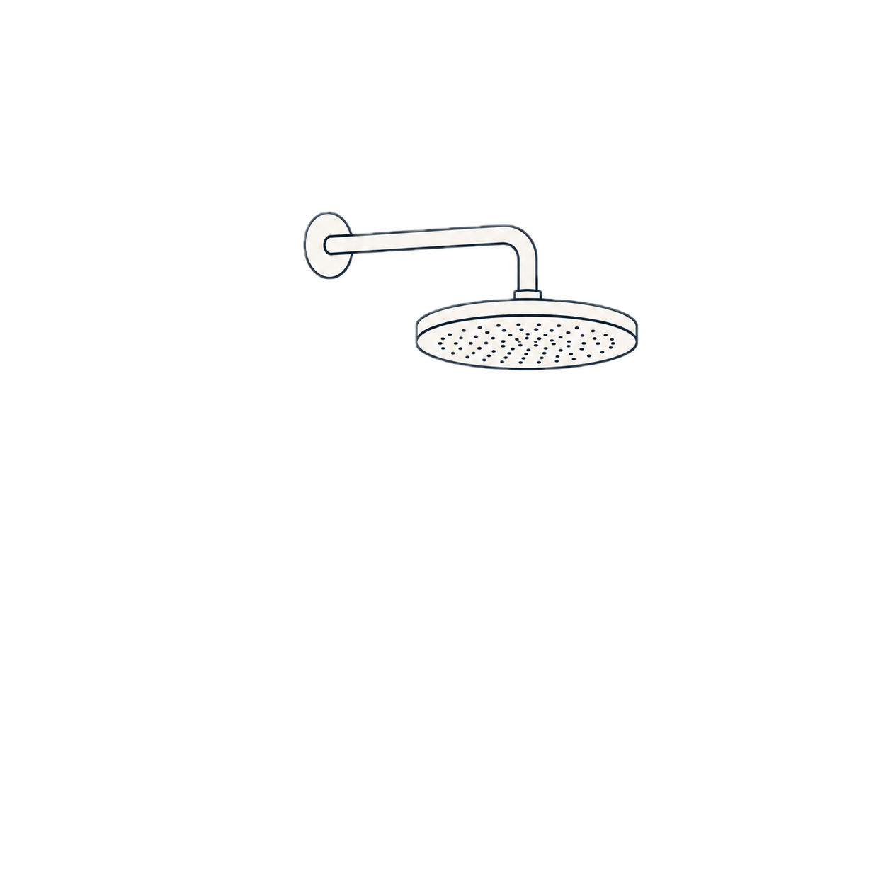 Wall-mounted shower sets icon